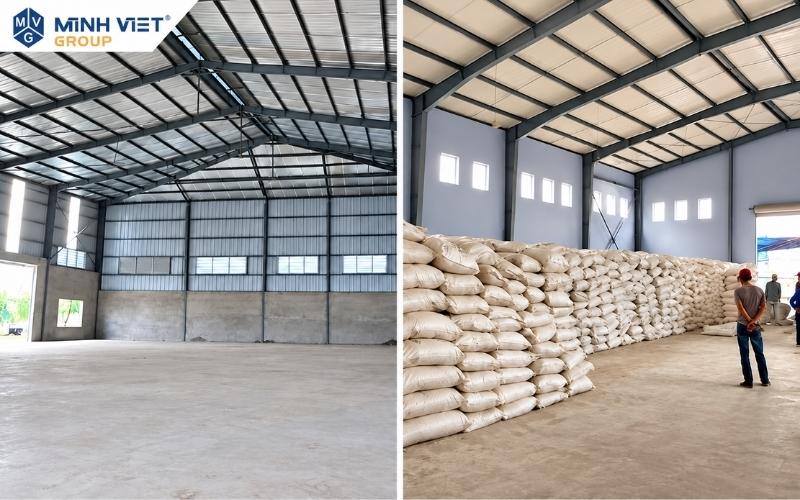 Kho xưởng Cầu Diễn phục vụ lưu kho và giao nhận